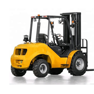 4X2 รถยกถนนที่หยาบ 3500kgs รถยกสี่ล้อขับเคลื่อน