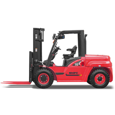 CE 7 ตันก๊าซโพรเปาเนียม Forklift ก๊าซเบนซิน Forklift กับ USA PSI เครื่องยนต์