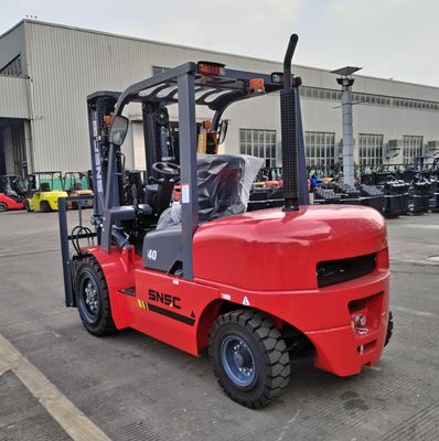 ไดเซล แผ่นดินรุนแรง Fork Lifts 3 สเตจ Mast Off แผ่นดิน