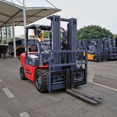 ไดเซล แผ่นดินรุนแรง Fork Lifts 3 สเตจ Mast Off แผ่นดิน