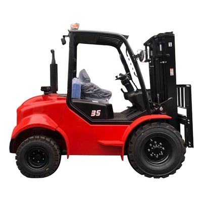 3000kg-5000kg รถยก 4wd ถนนที่ไม่เรียบ