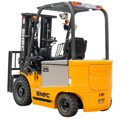 4 Way ขนาดเล็กไฟฟ้า Forklift 2.5 ตันไฟฟ้า counterbalance