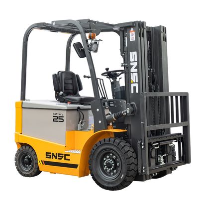 4 Way ขนาดเล็กไฟฟ้า Forklift 2.5 ตันไฟฟ้า counterbalance