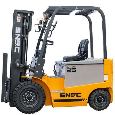 4 Way ขนาดเล็กไฟฟ้า Forklift 2.5 ตันไฟฟ้า counterbalance