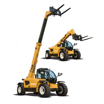 14m Reach Telescopic Boom Forklift 4000 กิโลกรัม Telescoping Boom Forklift เครื่องยกรถ