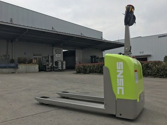 แบตเตอรี่ลิเดียม แจ็คพาเล็ต 1.5 ตัน รถบรรทุกพาเล็ตไฟฟ้า เขียว