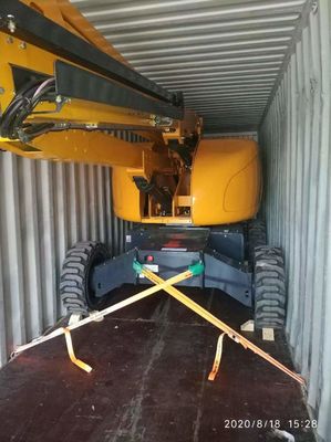 SNSC Telescopic Boom Lift Telescoping Man Lift สําหรับการก่อสร้าง