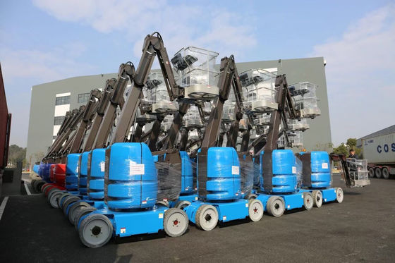 14m 16m 18m 20m Telescopic Boom Lifts โล่งกระดานกระดานกระดานกระดานกระดานกระดาน