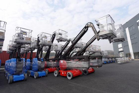 14m 16m 18m 20m Telescopic Boom Lifts โล่งกระดานกระดานกระดานกระดานกระดานกระดาน